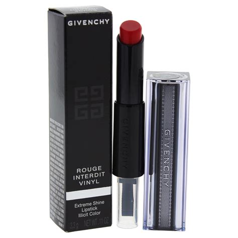 rouge a levre givenchy|givenchy rouge interdit lipstick.